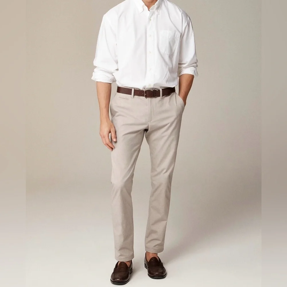 J. Crew Men's Light Tan Chinos